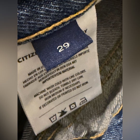 Citizens Of Humanity Horseshoe Wide Leg Barrel Jeans in First Class. - Picture 10 of 11